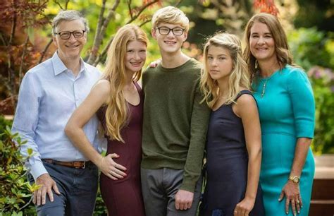 bill gates wife and children family pictures